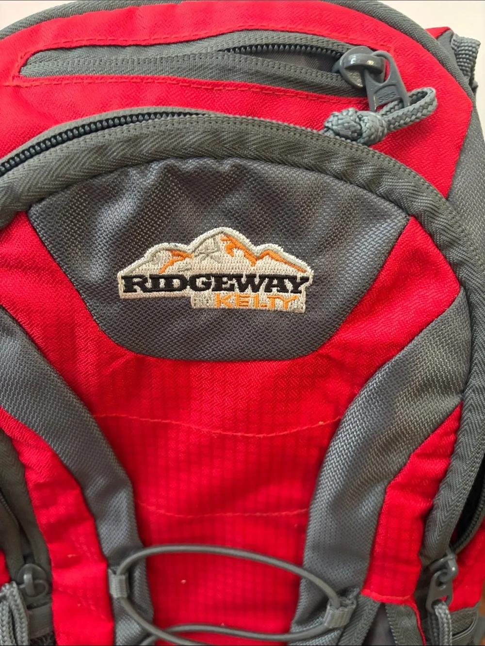 Ridgeway Red & Gray Outdoor Backpack